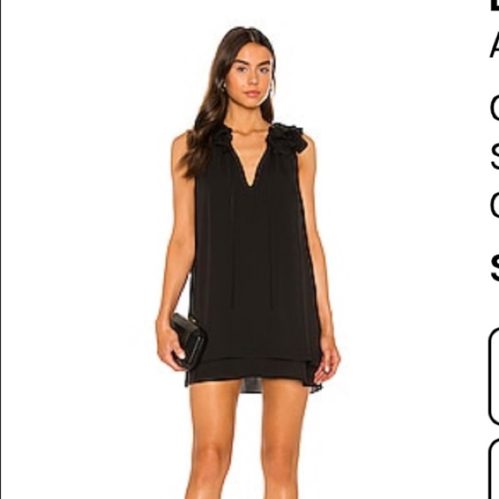 Amanda Uprichard Black Mini Dress